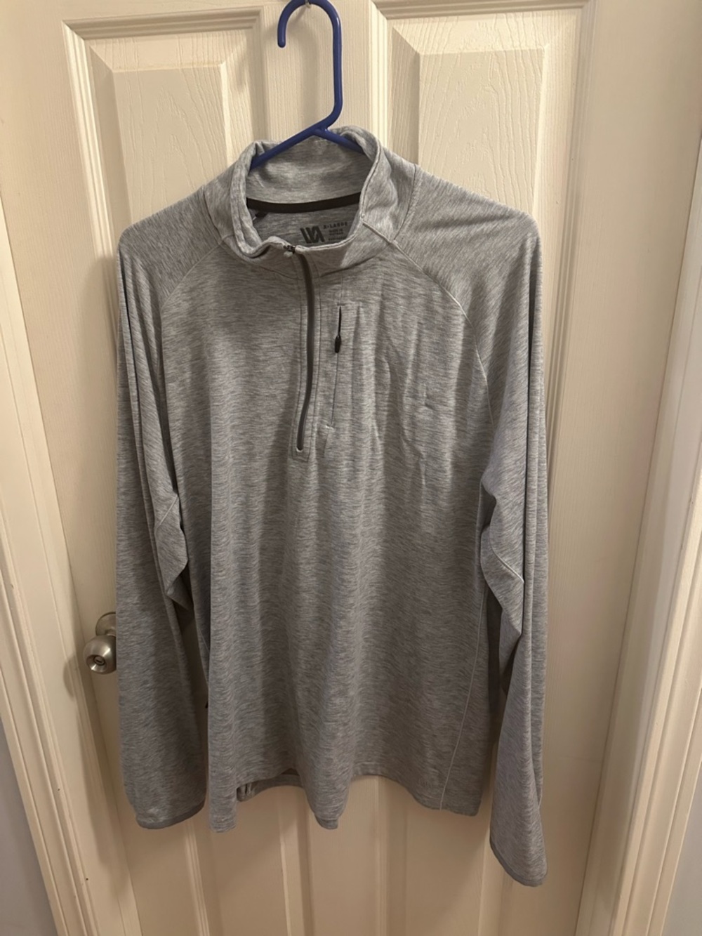 Lightweight Men's Quarter-Zip Shirt Jacket - Heather Gray